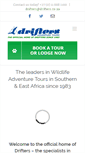 Mobile Screenshot of drifters.co.za